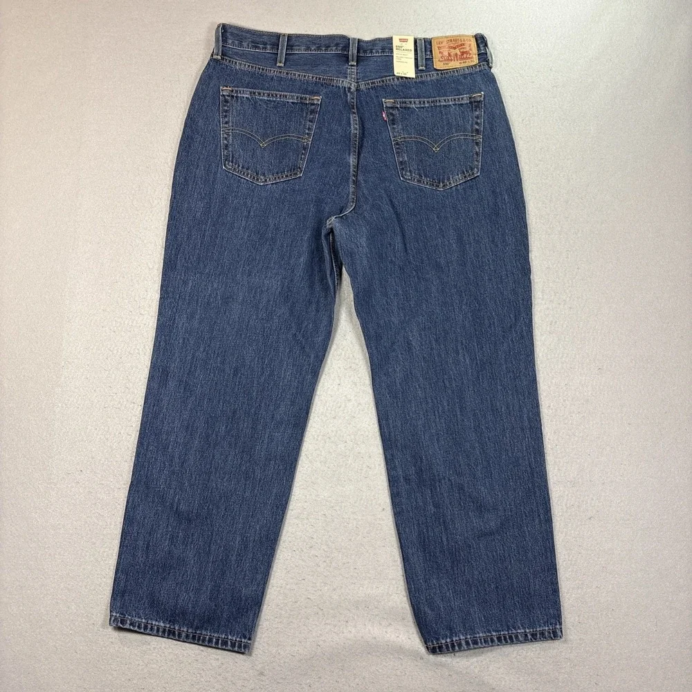Levi's 550 Relaxed Fit Blue 100% Cotton Denim Jeans Men's 40X30 NWT